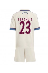 Fotbalové Dres Ajax Steven Berghuis #23 Dětské Třetí Oblečení 2025-26 Krátký Rukáv (+ trenýrky)